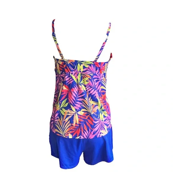 Kim Gravel x Swimsuits For All Tie Front Top and Short Set - Picture 6 of 9